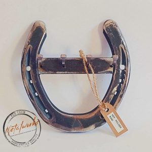 Handcrafted horseshoe keyholder